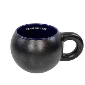 Starbucks Halloween 2020 Blue Black Coffee Cup Ceramic Witch Cauldron Mug 12 oz